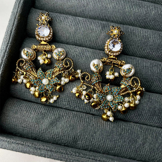 Pearl Petal Earrings