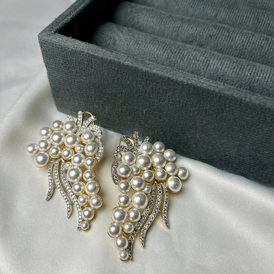 Ivory Petal Earrings