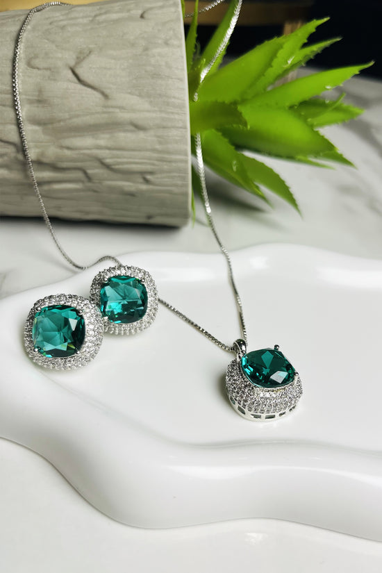 Cubic Zirconia Necklace Set