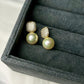 Pave Perfection Pearl Earrings