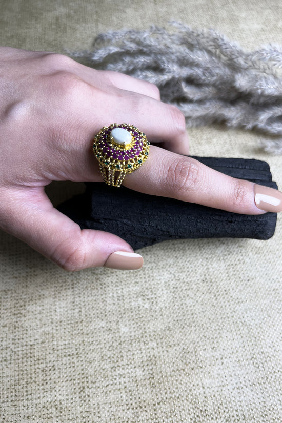 Opal Bloom Ring