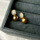 Pave Perfection Pearl Earrings