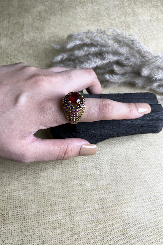 Garnet Glow Ring