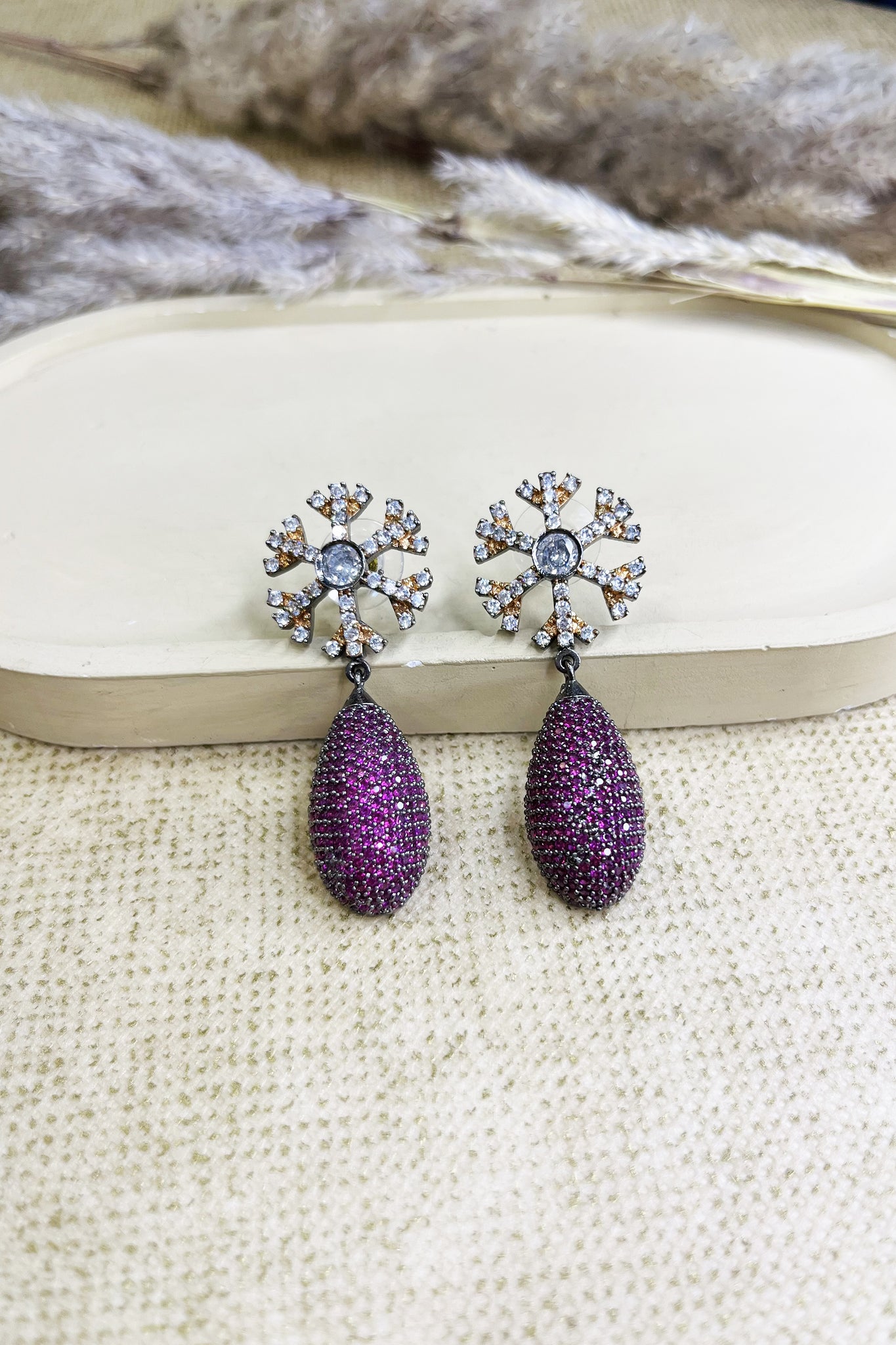 Floral Drop Earrings