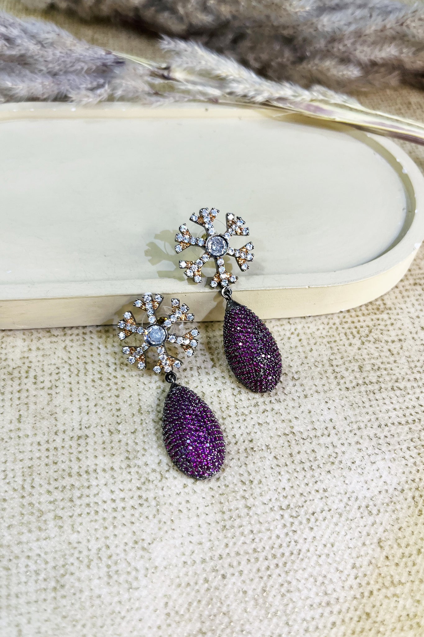 Floral Drop Earrings