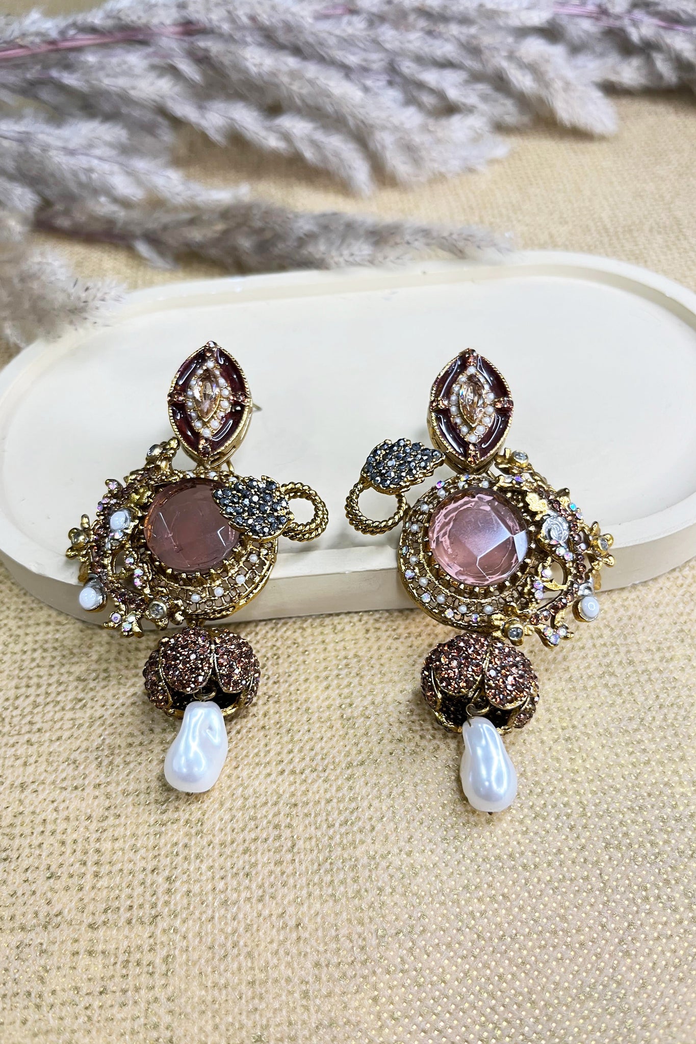 Gilded Bloom Earrings