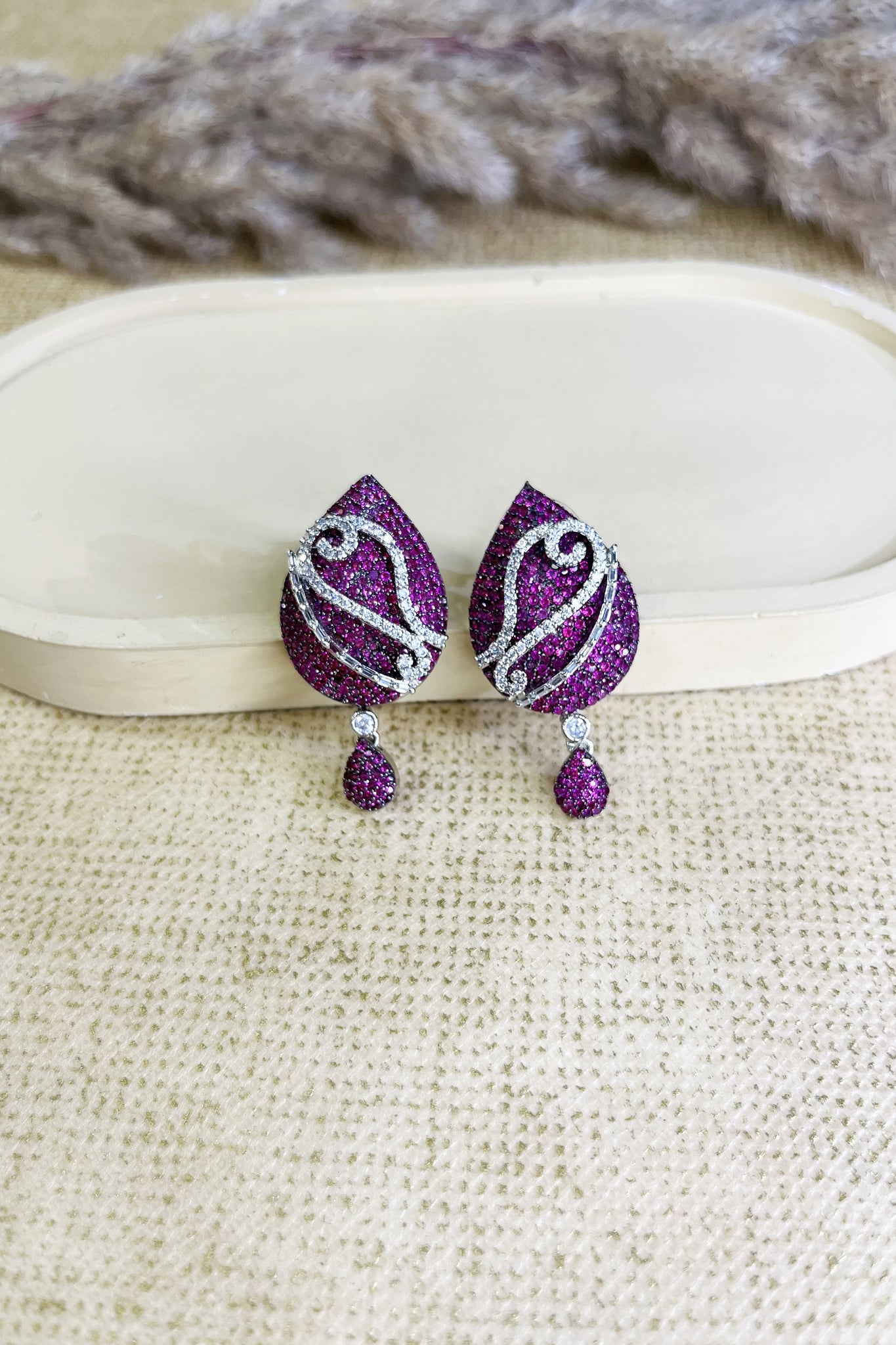 Glam Swirl Earrings