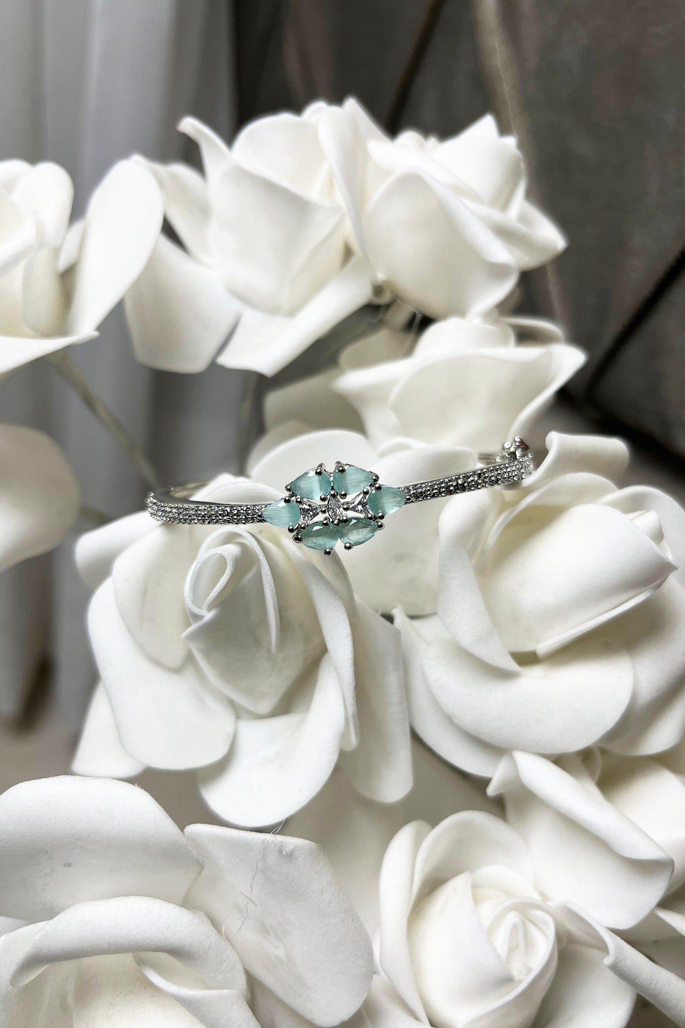 Aqua Petal Bracelet