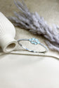 Aqua Petal Bracelet