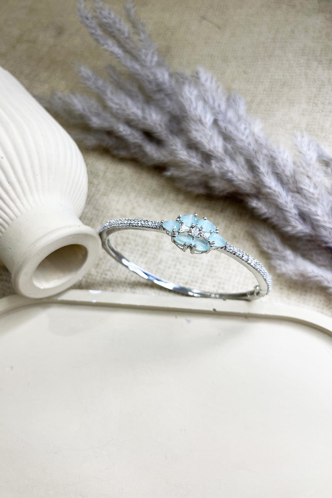 Aqua Petal Bracelet