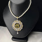 Gold Plated Allah Pendant
