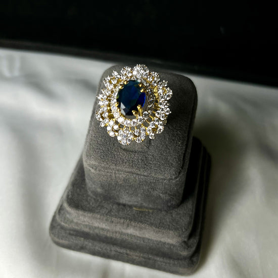 Crystal Cascade Ring