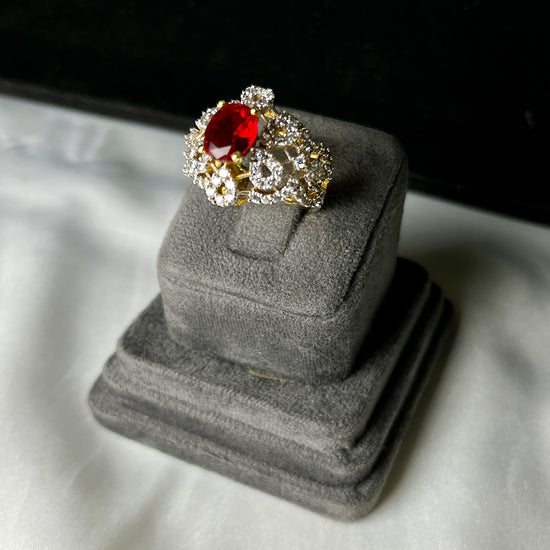 Gilded Glamour Ring
