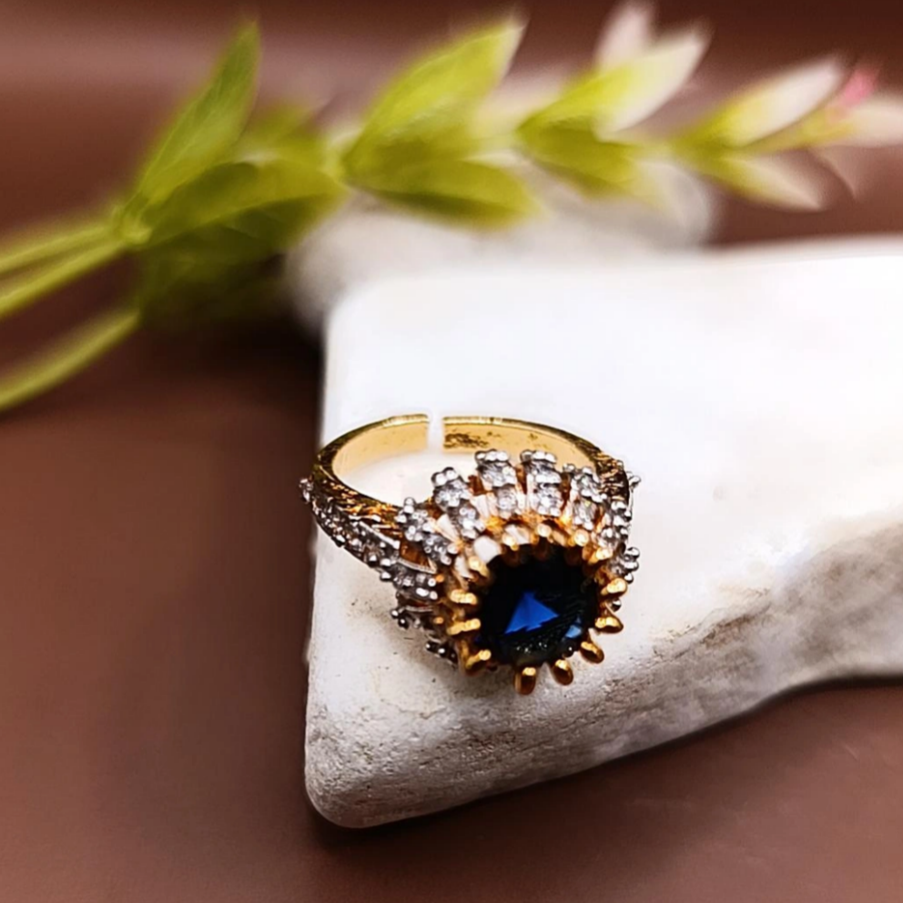 Oval opulence ring
