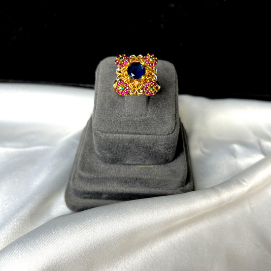 Azure Blossom Ring