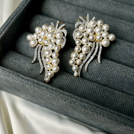 Ivory Petal Earrings