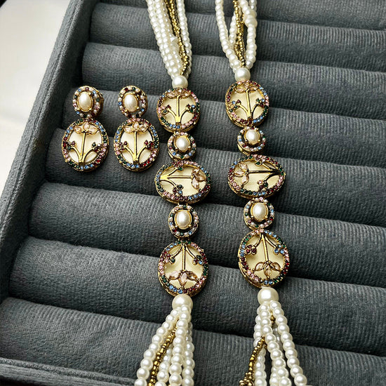 Pearl Blossom Mala Set