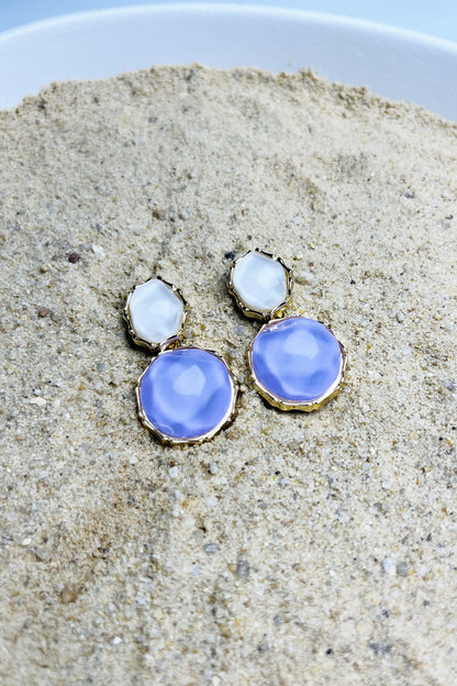 Resin Water Earrings