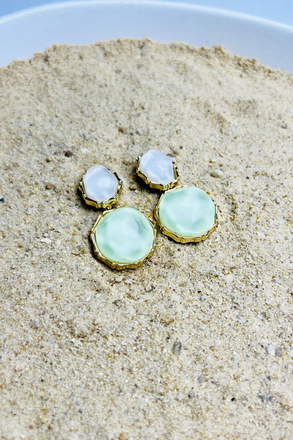 Resin Water Earrings