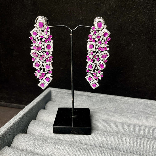 Ruby Radiance Earrings