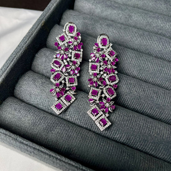 Ruby Radiance Earrings