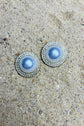 Zircon Halo Studs