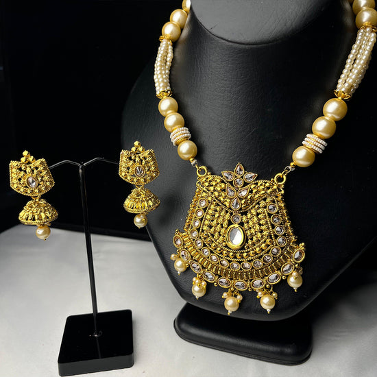 Ziva Necklace Set ( White )