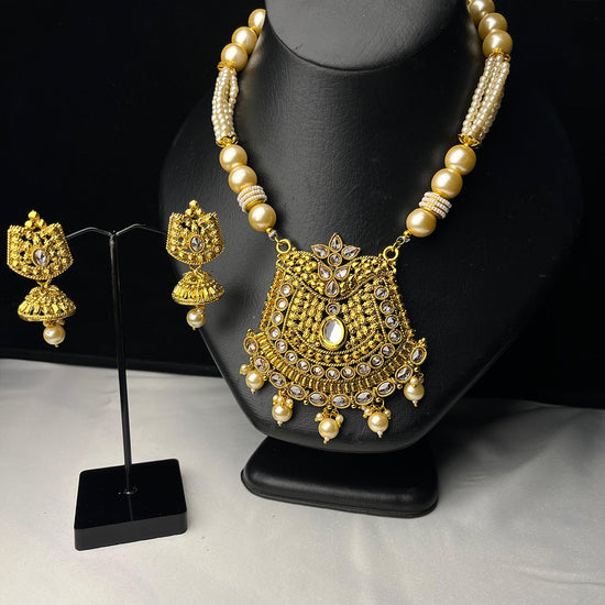 Ziva Necklace Set ( White )