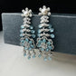 Aqua Blooms Earrings