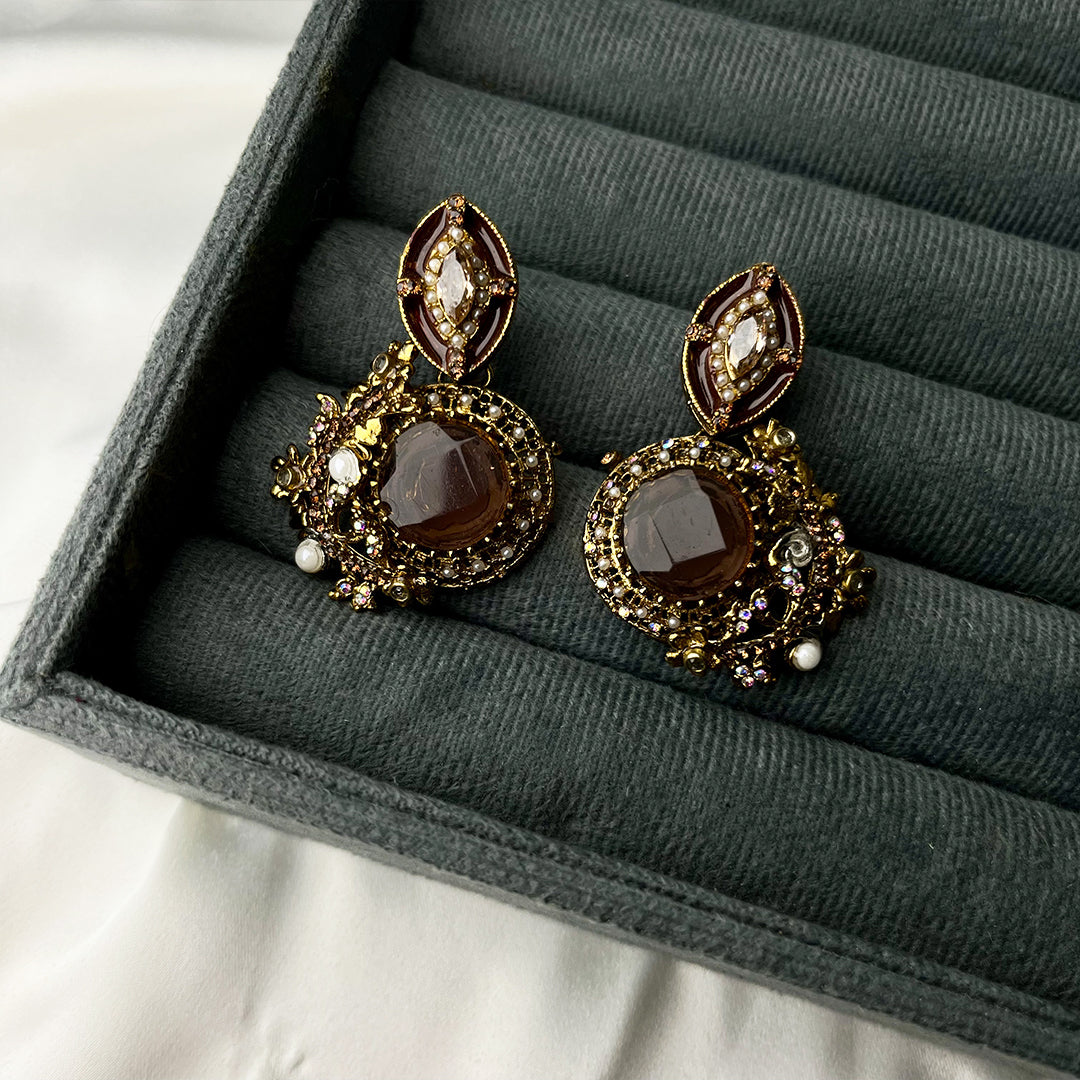 Gilded Bloom Earrings