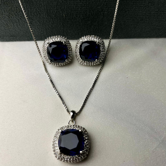 Cubic Zirconia Necklace Set