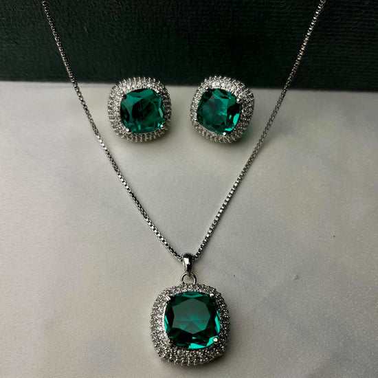 Cubic Zirconia Necklace Set