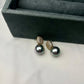 Pave Perfection Pearl Earrings