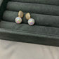 Pave Perfection Pearl Earrings