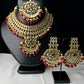 The Noor Kundan Choker Set – Radiant Red Elegance