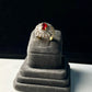 Ruby Halo Ring