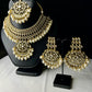 The Noor Kundan Choker Set – White Elegance