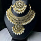 The Noor Kundan Choker Set – White Elegance